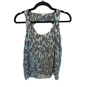 Splendid Open Back Camouflage Tank Top Women's Size XS